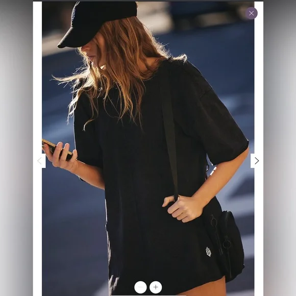 Free People Hot Shot Tee Romper - Picture 4 of 5